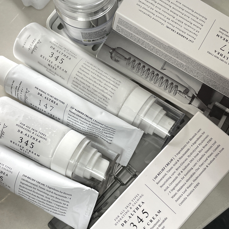 Luxury Skincare Brands - ดร.อัลเธีย 147 บาร์เรียร์ครีม 345 รีลีฟครีม ครีมบำรุงผิวหน้าคอลลาเจนสูตรดั้งเดิมจากเกาหลี