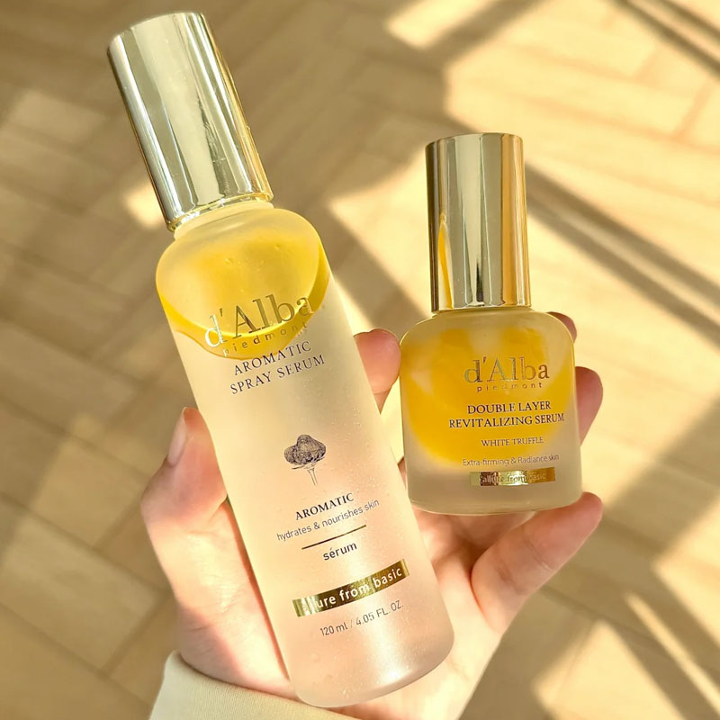 สเปรย์น้ำหอม New d'Alba White  - Luxury Skincare Brands บทวิจารณ์และราคา