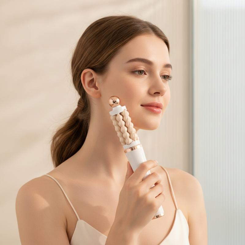 เครื่องนวดหน้าแบบลูกกลิ้ง 3 มิ - Luxury Skincare Tools บทวิจารณ์และราคา
